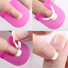 26pcs Nail Polish Glue Model Spill Proof Manicure Protector Tools+ 1 PC French Manicure Stickers Anne