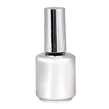 2PCS 15ML Metallic Mirror Effect Nail Polish Metal Silver Varnish &15ML Top Coat Gives your nails the look of polished metal