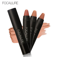 3pcs /set FOCALLURE Long-lasting Red Velvet Matte Color Pencil Lipstick Crayon Stick Makeup Set Nutritious Easy to Wear lipstick