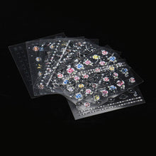 50 Sheets Nail Art Transfer Stickers 3D Design Manicure Tips Decal Decorations unhas decoradas adesivo 2017 Anne