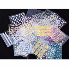50 Sheets Nail Art Transfer Stickers 3D Design Manicure Tips Decal Decorations unhas decoradas adesivo 2017 Anne