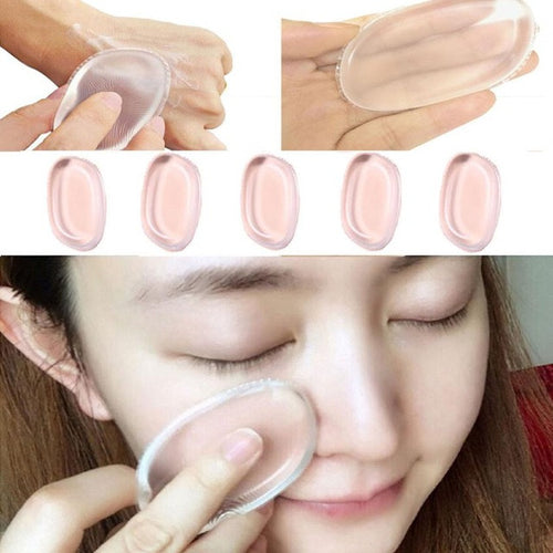 5PCS 100% Star Hot Silicone Sponge Makeup Puff For Liquid Foundation BB Cream Essentials cotton puff Anne