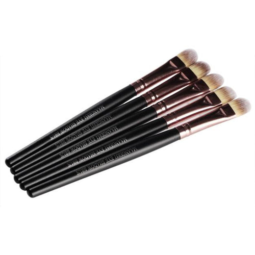 5PCS Professional makeup brushes Cosmetic Wood Eyeshadow hair Brush Powder Foundation blending makeup brush set maquillage Tool