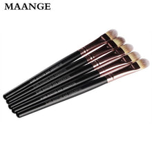 5PCS Professional makeup brushes Cosmetic Wood Eyeshadow hair Brush Powder Foundation blending makeup brush set maquillage Tool