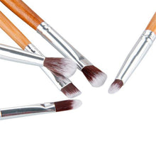 5PCS Professional makeup brushes Cosmetic Wood Eyeshadow hair Brush Powder Foundation blending makeup brush set maquillage Tool
