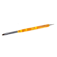 5Pcs 2-Ways Acrylic UV GEL Nail Art Dotting Brush Pen Noly + Acrylic Material As picture show Colour Anne