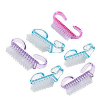 6.5cmx3.5cmx1.3cm 6 PCS Nail Art Cleaning Brush After File Manicure Pedicure Handy Plastic Handle Easy To Hold Anne
