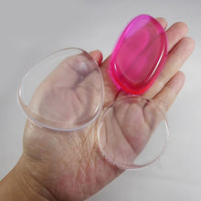 6.9x3.4x0.8 cm/5.5cm 3 Shape Fashion Transparent Silicone Beauty Diaphanous Sponge Make Up Puff Silicone gel Material Anne