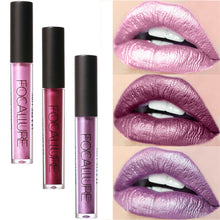 6 Colors FOCALLURE New Fashion Lipstick Cosmetics Women Sexy Lips Metallic Moisturizing Airtight Lip Gloss Long Lasting Lip #67