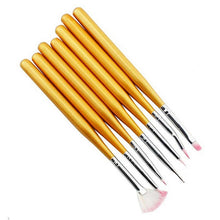 7PCS Nail art DIY pen Brushes Hot Sale Makeup Brush Set Design Painting Dotting Pens Brushes Dotting Tool Free shipping