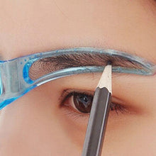 7cm*12.5cm Professional Beauty Tool Makeup Grooming Drawing Blacken Eyebrow Template Random Color 2017 Anne