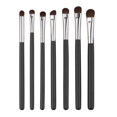7pcs Eyeshadow Makeup Brushes sets Professional Eyebrow Foundation Blusher Concealer Lip Cosmetic Brush Tools