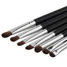 7pcs Eyeshadow Makeup Brushes sets Professional Eyebrow Foundation Blusher Concealer Lip Cosmetic Brush Tools