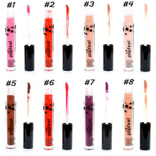 8 Colors popfeel Lip Gloss Women Makeup Matte Pencil Beauty Long Lasting Lipstick Freeshipping Hot