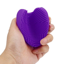 82*74*28MM Silicone Fashion Egg Cleaning Glove Makeup Washing Brush Scrubber Tool Cleaners esponja de silicone para maquiagem