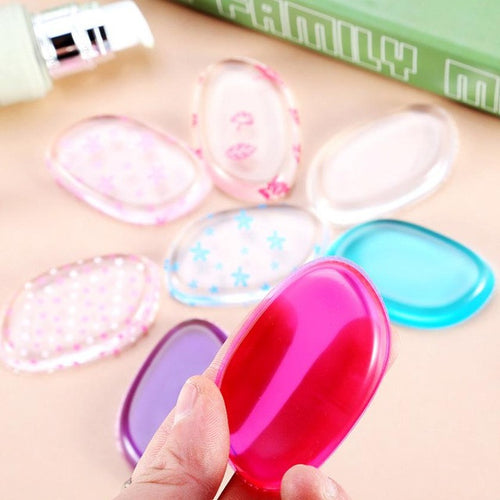 8PCS 100% Star Hot Silicone Sponge Makeup Puff For Liquid Foundation BB Cream Beauty Essentials 100% New Anne