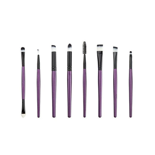 8Pcs Cosmetic Eyebrow Eyeshadow Brush Makeup Brush Sets Kits Tools Hypoallergenic pinceis de maquiagem Anne