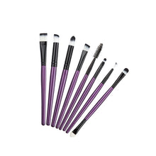 8Pcs Cosmetic Eyebrow Eyeshadow Brush Makeup Brush Sets Kits Tools Hypoallergenic pinceis de maquiagem Anne
