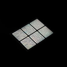 9*7cm 24 Sheets New Nail Hollow Irregular Grid Stencil Reusable Manicure Stickers Stamping Template Nail Art Tools Anne
