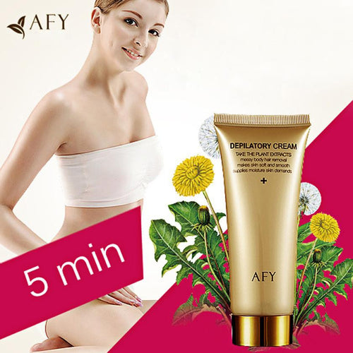 AFY Best Price! 1 Tube /60g AFY New Women Men Permanent Hair Removal Cream For Leg Hair Arm Pit Depilatory 2017 Anne