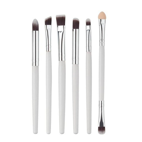 All brushes are made with animal hair and fiber 6PCS Cosmetic Makeup Brush Lip Makeup Brush Eyeshadow Brush Anne
