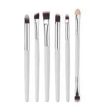 All brushes are made with animal hair and fiber 6PCS Cosmetic Makeup Brush Lip Makeup Brush Eyeshadow Brush Anne