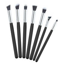 Aluminium pipe,wood handle 7PCS Cosmetic Makeup Brush Lip Makeup Brush Eyeshadow Brush make up brushes set Anne