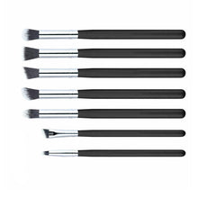 Aluminium pipe,wood handle 7PCS Cosmetic Makeup Brush Lip Makeup Brush Eyeshadow Brush make up brushes set Anne