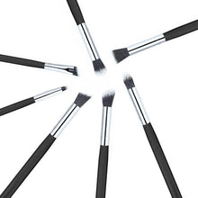 Aluminium pipe,wood handle 7PCS Cosmetic Makeup Brush Lip Makeup Brush Eyeshadow Brush make up brushes set Anne