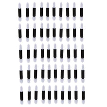 Approx.4.9cm/1.9in Sponge & plastic As picture show Color 50pcs Eye Shadow Sponge Brushes Cosmetic Tool Anne