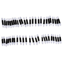 Approx.4.9cm/1.9in Sponge & plastic As picture show Color 50pcs Eye Shadow Sponge Brushes Cosmetic Tool Anne