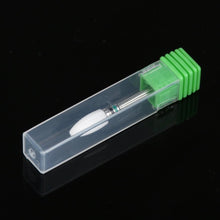 Approx. 7 * 1 * 1cm Ceramic & Stainless Steel Ceramic Nail Drill Bit Tool Smooth Top Rotary File Manicure Pedicure Shank Anne