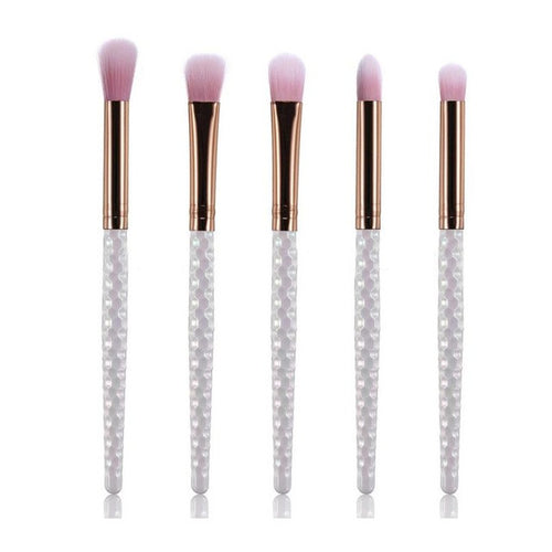 As picture show Color 5PCS Cosmetic Makeup Brush Makeup Brush Eyeshadow Brush limpador de pinceis 2017 Anne