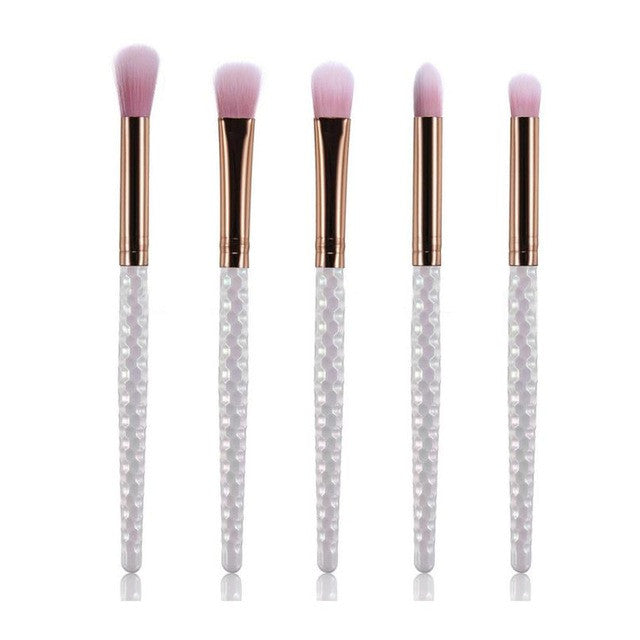 As picture show Color 5PCS Cosmetic Makeup Brush Makeup Brush Eyeshadow Brush limpador de pinceis 2017 Anne