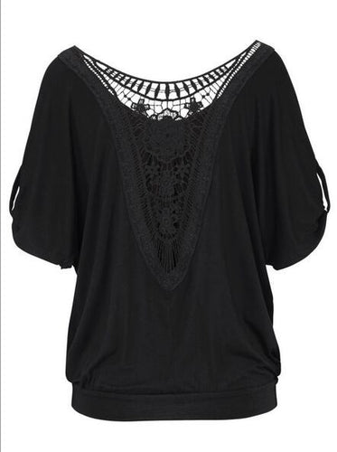 Back Crochet Flower Pattern Floral Women Summer Blouse Casual Fashion 2017 Womens Blouses For Spring Summer Ladies