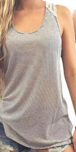 Back Crochet Lace Floral Pattern Grey Tank Top Women Vest Casual Summer Fitness Hollow out Girl 2016 Fashion Women Shirt Tank