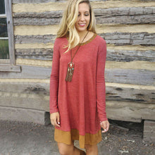 Back Lace Up Patchwork Long Sleeve Loose Shift Dress Boho Women Casual Autumn Dress Bohemian Style Dress 2016 New Arrival
