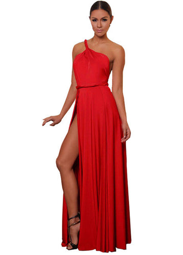Backless Strap Double High Slit Women Sexy Dress 2017 Summer Women Dress Party Club 2016 Long Maxi Dress New Woman Dresses 2017
