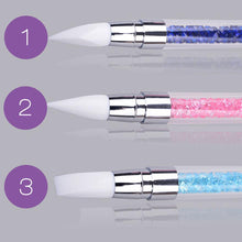 Best Price! 1Pcs Pencil Strass Head Nail Art Brush Nail Silicone Brushes With Acrylic Strap Acrylic + Silica Gel Material Anne