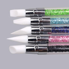 Best Price! 1Pcs Pencil Strass Head Nail Art Brush Nail Silicone Brushes With Acrylic Strap Acrylic + Silica Gel Material Anne