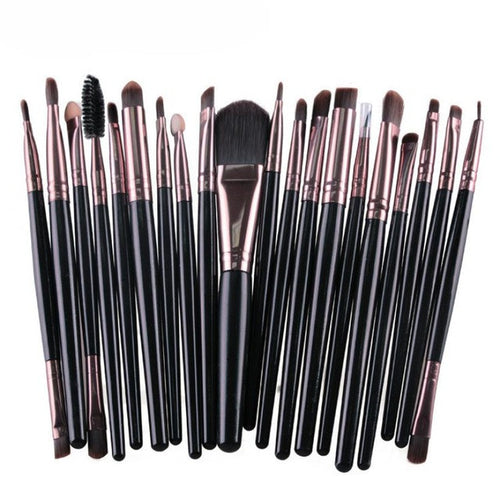 Best Price! 20 pcs Makeup Brush Set tools Make-up Toiletry Kit Wool Make Up Brush Set tools makeup Anne