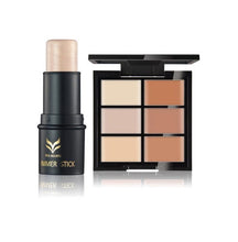 Best Price! Water-proof and long-lasting 6-color Concealer Primer +3 Color High-Light Bar To Mention Bright Combination Anne