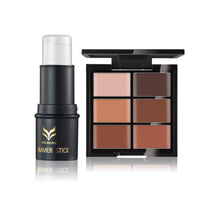 Best Price! Water-proof and long-lasting 6-color Concealer Primer +3 Color High-Light Bar To Mention Bright Combination Anne