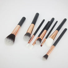 Black Color 100% new and high quality 8pcs Cosmetic Makeup Brush Blusher Eye Shadow Brushes Set Kit makeup free shipping Anne