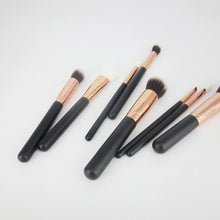 Black Color 100% new and high quality 8pcs Cosmetic Makeup Brush Blusher Eye Shadow Brushes Set Kit makeup free shipping Anne