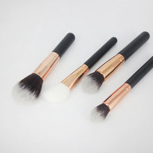 Black Color 100% new and high quality 8pcs Cosmetic Makeup Brush Blusher Eye Shadow Brushes Set Kit makeup free shipping Anne