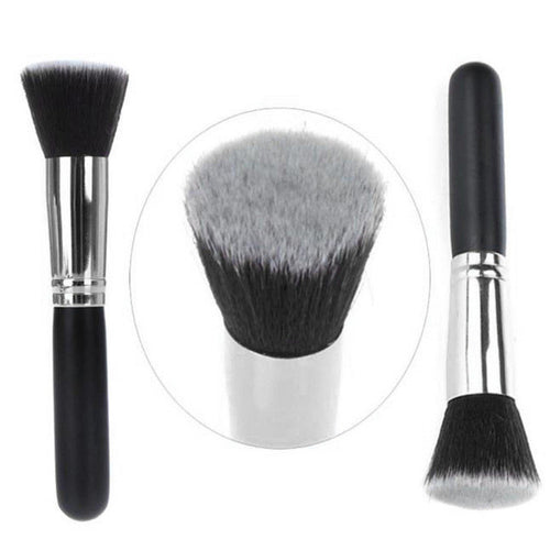 Black+Golden Color Makeup Brush Cosmetic Brushes Kabuki Face Nose Powder Foundation Tool pincel base Anne