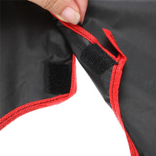 Black with red edge paste collar hair cloth Cutting Hair Waterproof Cloth Salon Barber Gown Cape Hairdressing Hairdresser Capes
