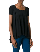 Blooming Jelly Black High Low Shirt O-Neck Pleated Shirt Fashion Short Women Casual Summer Blouses 2017