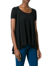 Blooming Jelly Black High Low Shirt O-Neck Pleated Shirt Fashion Short Women Casual Summer Blouses 2017